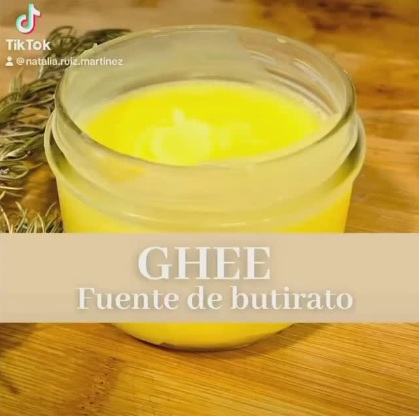 Ghee o mantequilla clarificada